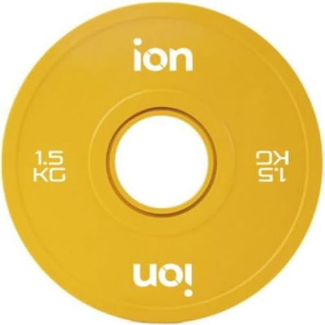 Disque Olympique Fractionnel - 0,5 à 2,5 kg - Caoutchouc SBR et Acier - Alésage 51 mm - Pour Haltérophilie et Powerlifting (1/2)