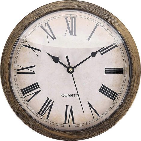 Horloge murale de rangement pour intérieur, servant de compartiment secret avec boîte de rangement dissimulée pour l'argent et les objets. (1/5)