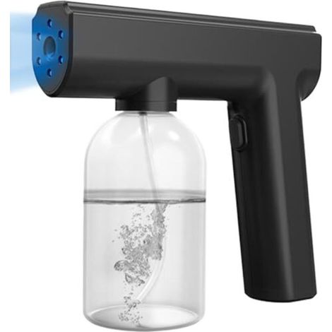 Atomizer sprayer with blue light, 300ml disinfectant mist, portable fog machine, rechargeable electrostatic sprayer for kitchen, bathroom, (1/5)