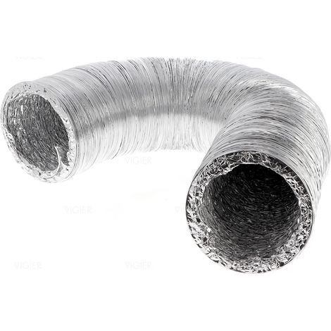 Gaine de hotte Diamètre 125mm, longueur 10 metres. 10028154 Universel (1/2)