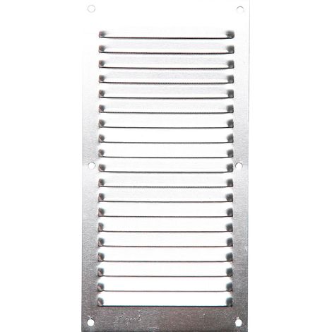 Grilles d'aération naturelle aluminium - Brochable 200x200