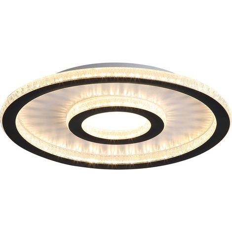 Plafonnier Roundel noir - 25688-35BK (1/3)