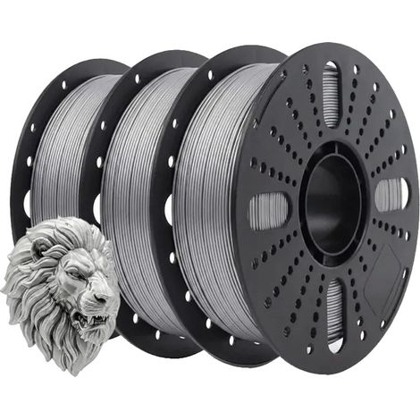Filamento per stampa 3D, materiale PETG, diametro 1,75 mm, PETG-GY-3KG (1/2)