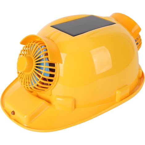 Schutzhelm mit Solarbetriebenem Ventilator, Licht, atmungsaktiv, wiederaufladbar, für Bauarbeiten und Heimwerkerprojekte (1/5)