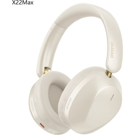 X22 Max Bluetooth-Kopfhörer mit aktiver Geräuschunterdrückung (ANC) – Beige (1/5)