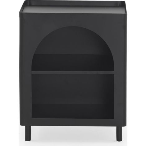 Table d'appoint en métal noir (1/5)