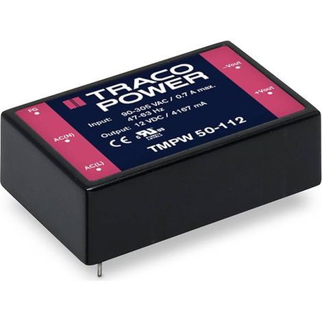 TracoPower TMPW 50-124 Alimentatore a commutazione. 24 V/DC 2.08 A 50 W