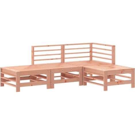 Maison Exclusive - Salon de jardin 4 pcs bois massif douglas