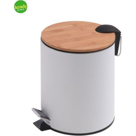 Pattumiera Gedy 5lt bianco/bamboo