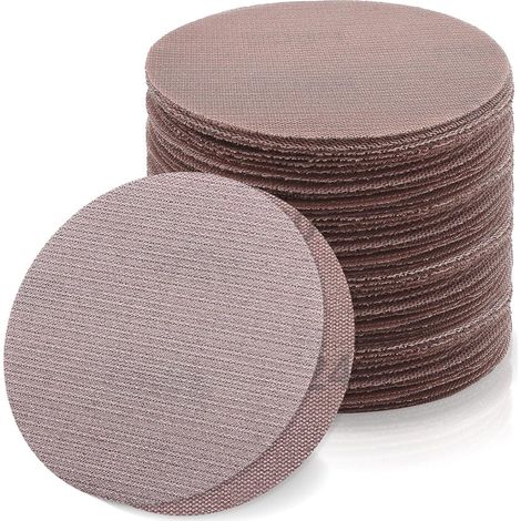 Netz-Schleifscheiben 125mm Klett P240 Staubfrei für Holz, Metall, Lack, 50 Stück (1/5)