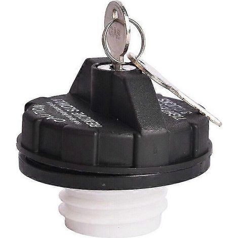 Bouchon de réservoir d'essence universel verrouillable pour voiture avec 2 clés, étanche et anti-fuite, remplacement pour réservoir d'essence 82400041 52100239 8240080. (1/4)