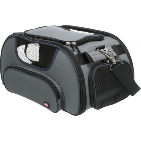 Trixie Wings borsa da trasporto grigia e blu per cani (1/5)