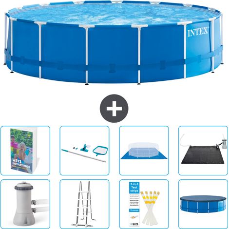 Intex Piscine Tubulaire Ronde - 457x122 cm - 9-pièces  S583