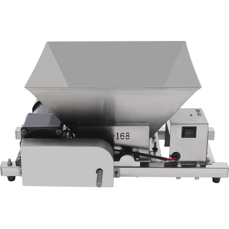 Elektrische Getreidemühle, Edelstahl, leistungsstarker Motor, silber (1/2)