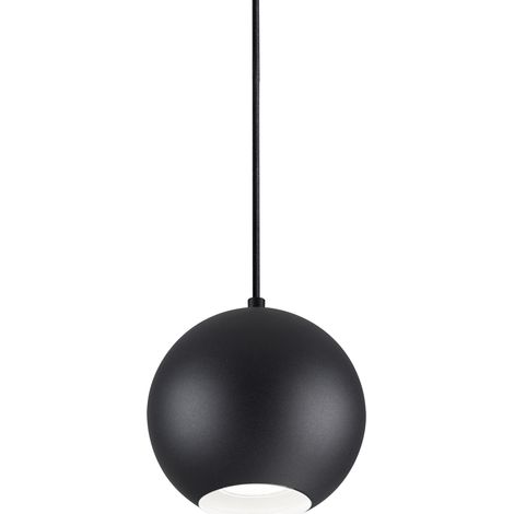 Ideal Lux MR - Intérieur Globe Plafonnier Suspension 1 Lumière Noir, GU10 (1/2)