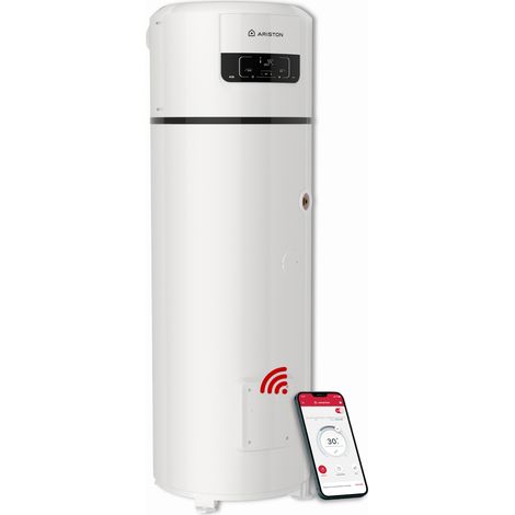 Ariston NUOS S2 PLUS WIFI 200L – Chauffe-eau Thermodynamique Gainable A+, R290, Cuve Titane, Made in France