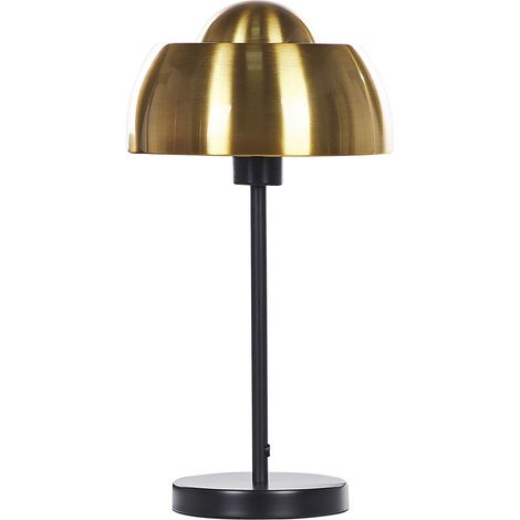Tischlampe SENETTE Metall Schwarz / Gold