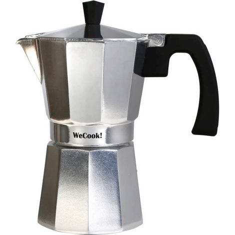 Paola Traditionelle Aluminium-Kaffeemaschine 1 Tasse WECOOK 40101