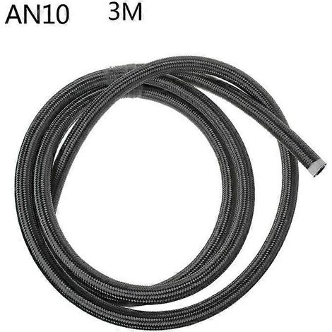 Tuyau de frein, d'huile et de carburant tressé en nylon et acier 3M pour la course AN4 AN6 AN8-AN10- (1/5)