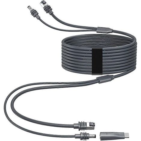 Deux câbles Ethernet Gigabit Starlink, un câble Ethernet 2 en 1 avec charge rapide USB-C, un câble de données CC vers USB-C de 5 mètres. (1/5)
