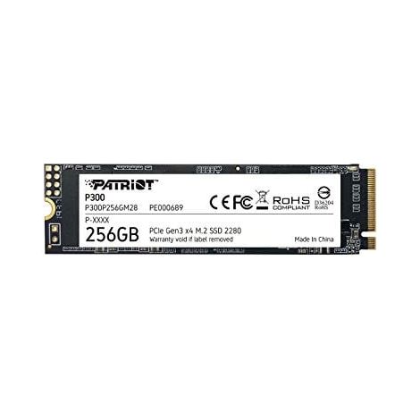 SSD Patriot P300 M.2 PCI-Ex4 NVMe 256GB 1.7GB/s
