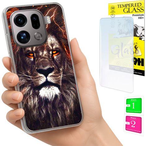 Funda para Oppo Find X9 Pro con cubierta trasera y cristal 9H. (1/4)