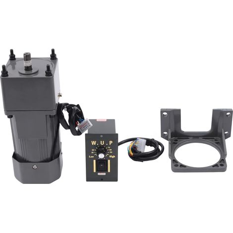 Motoriduttore 90W 220V, motoriduttore elettrico monofase con supporto e trasmissione. Velocità di trasmissione 20K.