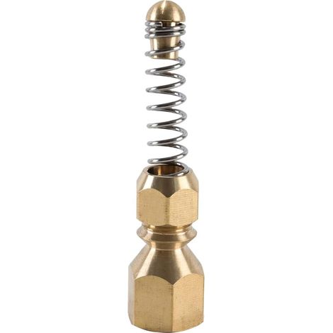 1 buse à ressort spiralé haute pression G1/8 pouce pour le nettoyage de tuyaux (1/5)