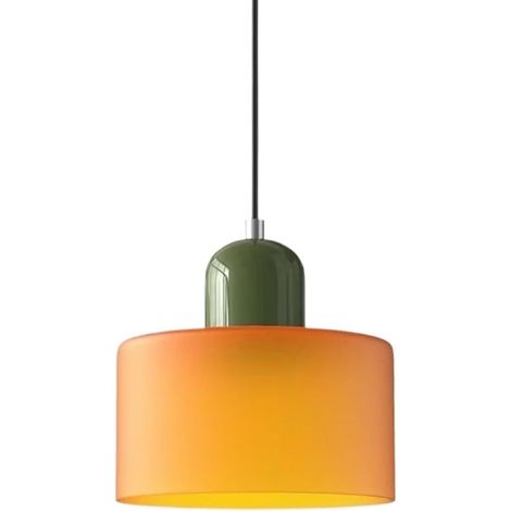 Suspension, suspension en verre, suspension colorée et originale, suspension pour salle à manger, diamètre 15 cm (1/5)