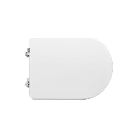 Abattant WC pour Vincenti type 43-45 x 35,2 cm abattant avec charnie'res re'glables et abattant en fonte de bois