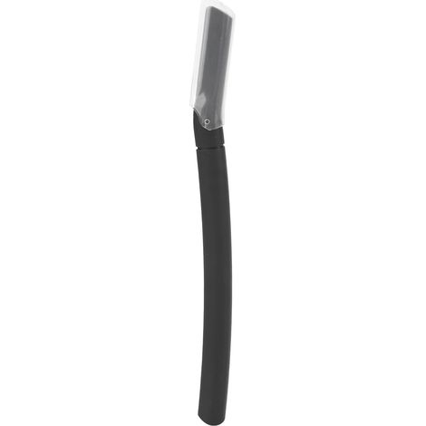 Tondeuse à sourcils en métal, en acier inoxydable, unisexe, manuelle, avec 6 lames pour poils noirs (1/5)