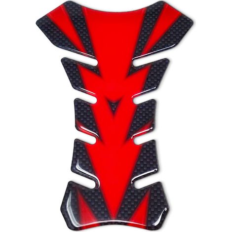 Protezione Serbatoio Adesiva 3D Colors - Colore: ROSSO
