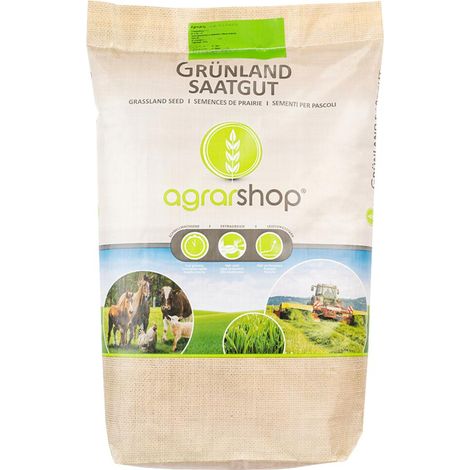 Agrarshop pâturage permanent sursemis 10 kg graines de pâturage graines d'herbe prairie semences (1/5)