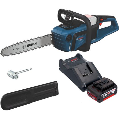 Bosch GKE 18V-40 Professional Tronçonneuse à chaîne sans fil 18 V 40 cm Brushless ( 06008D3000 ) Solo - sans batterie, sans chargeur
