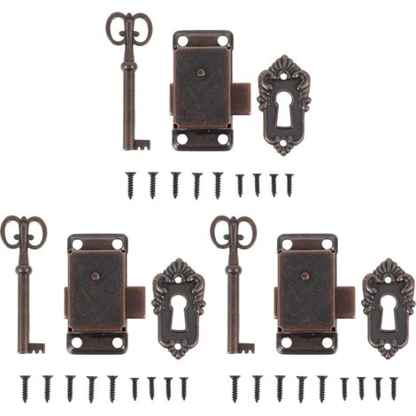 POPETPOP Lot de 3 cadenas pour boîte à bijoux, coiffeuse, porte