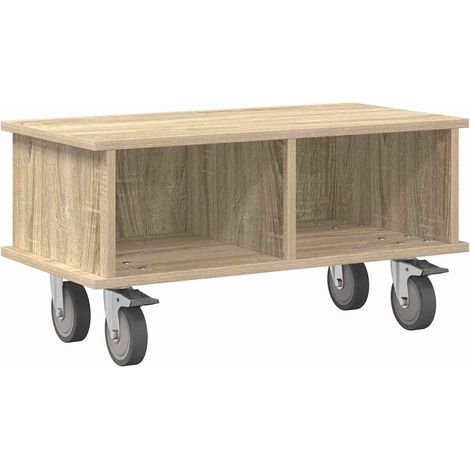 TV Stand Sonoma Oak 68.5 x 35 x 35 cm Engineered Wood vidaXL