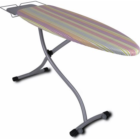 Kitchen Move – Table à repasser 130x47cm – Housse 100% coton – Hauteur réglable jusqu'à 98cm – Verrou de sécurité – BATTEFLONIX (1/3)
