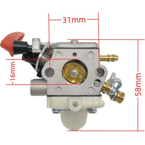 Carburateurs FS40 et FS40C compatibles avec les pièces du système d'alimentation en carburant des débroussailleuses C1M-S267A4144 120 0608 909-219, usinés avec précision pour une puissance de sortie s