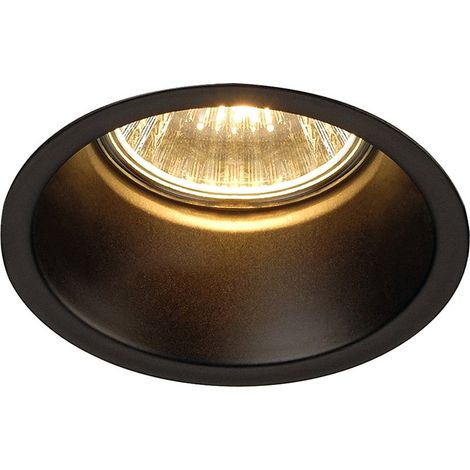 Foco empotrable SLV HORN GU10 50W acero negro mate (1/5)