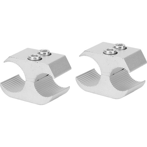 Collier de fixation en alliage d'aluminium pour tube de déambulateur, connecteur articulé professionnel pour fauteuil roulant, accessoire de maintien de canne. (1/5)