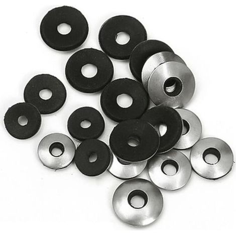 Rondelle plate étanche en néoprène EPDM – Diamètre 14mm, épaisseur 2.5mm – Lot de 50 pièces pour vis auto-perceuses M4.8 (1/5)