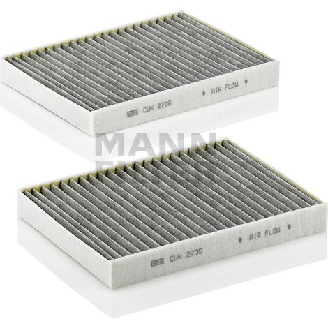 MANN FILTER INNENRAUMFILTER BMW E39 96- SET 2 MIT AKTIVKOHLE (1/2)