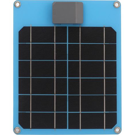 Chargeur de Batterie Solaire, Panneaux Solaires du Chargeur Solaire 5W Panneau Solaire RV 5W avec Notre Panneau Solaire RV pour Motos, Bateaux, Tracteurs, Remorques, Camions, Tondeuses à Gazon, VR (1/5)