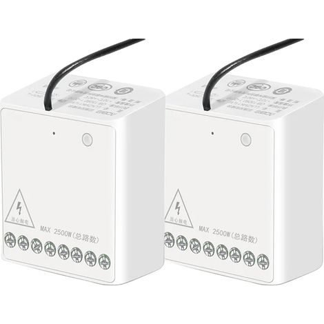 Gateway intelligente, compatibilità Zigbee, illuminazione RGB, 2 relè (1/2)