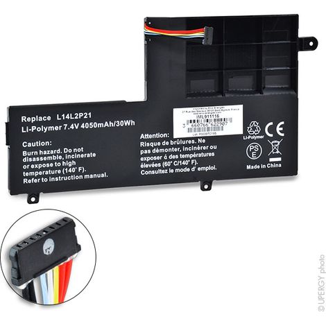 NX - Batterie ordinateur portable 7.4V 4050mAh - L14M2P21L14L2P21
