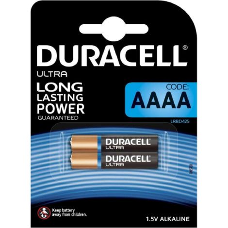 Duracell batterie 2 micro stilo 1,5v aaaa mn2500