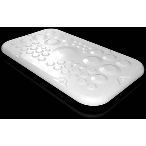 Rittal AX 2561.300 placa prensaestopas gris duradero