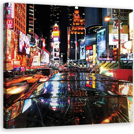 Tableau sur toile Times Square New York 50x50 (1/5)