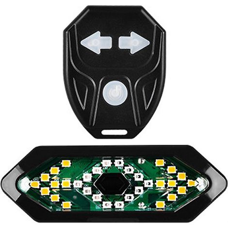 Guidon de vélo intelligent clignotant USB rechargeable feu arrière vélo feux arrière sans fil télécommande LED War