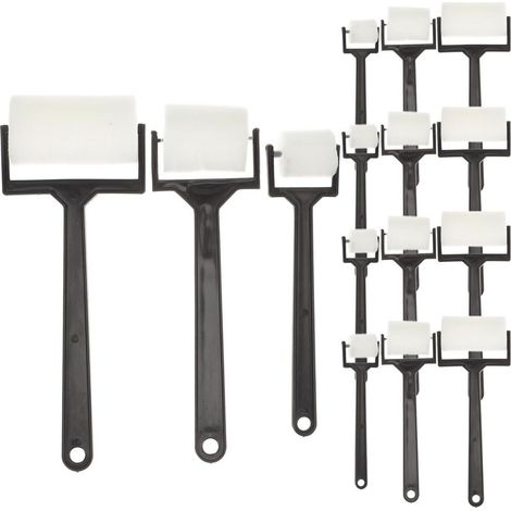 Rouleau éponge pour peinture, lot de 10 outils pour travaux manuels, création artistique, bricolage et graffiti (1/5)